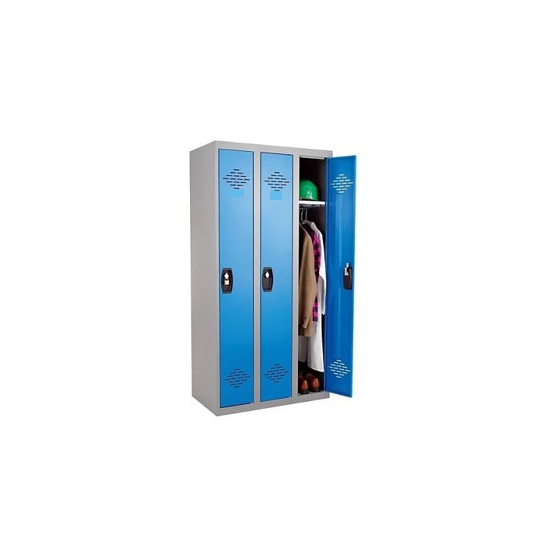 Vestiaire Industrie Propre 3 Colonnes WW Vestiaire Industrie Propre 3 Colonnes WW