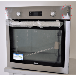 Four Encastrable 72L BEKO Nettoyage Pyrolyse Porte Froide Inox pas cher