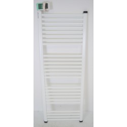 Radiateur sèche-serviettes électrique Flèche blanc hauteur 1322 mm largeur  500 mm 750 W