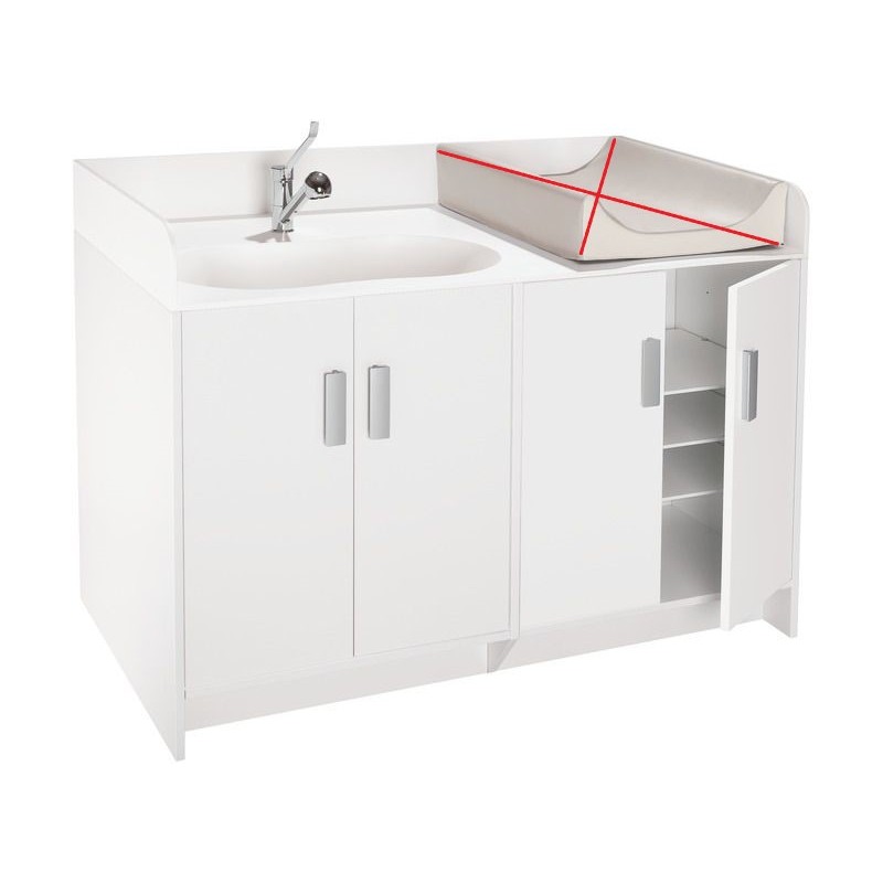 Meuble à Langer avec Baignoire Simple WESCO Kazéo Meuble à Langer avec Baignoire Simple WESCO Kazéo
