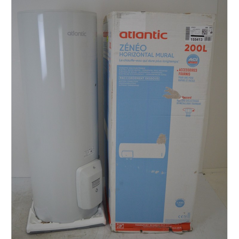 ATLANTIC ChauffeEau 200L Zénéo ACI Hybride Stéatite Horizontal 155413