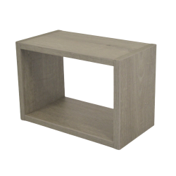 Cube Déco Chêne Gris Longueur 35 cm