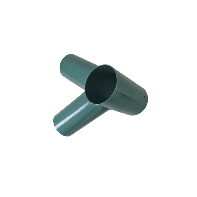 Angle Biais en Acier SOULET Pour Portique et Balançoire en Bois Rond Ø105mm Angle Biais en Acier SOULET Pour Portique et Balançoire en Bois Rond Ø105mm