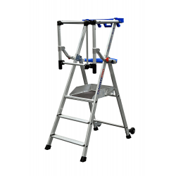 Escabeau Plate-Forme Individuelle Fixe DUARIB Autostable 3 Marches