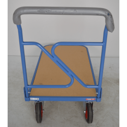 Chariot plateforme à dossier pliable, 250 kg, plateau 720x450 mm