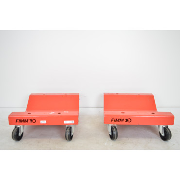 Lot de 2 Rouleurs Métalliques FIMM Manutention