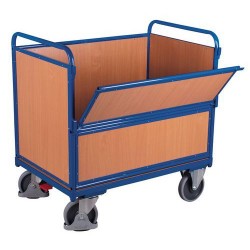 Chariot Bois VARIOFIT 1 Paroi 1/2 Rabattable Charge 500kg