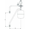 Panoplie de raccordement Hydraulique Bosch droite / gauche