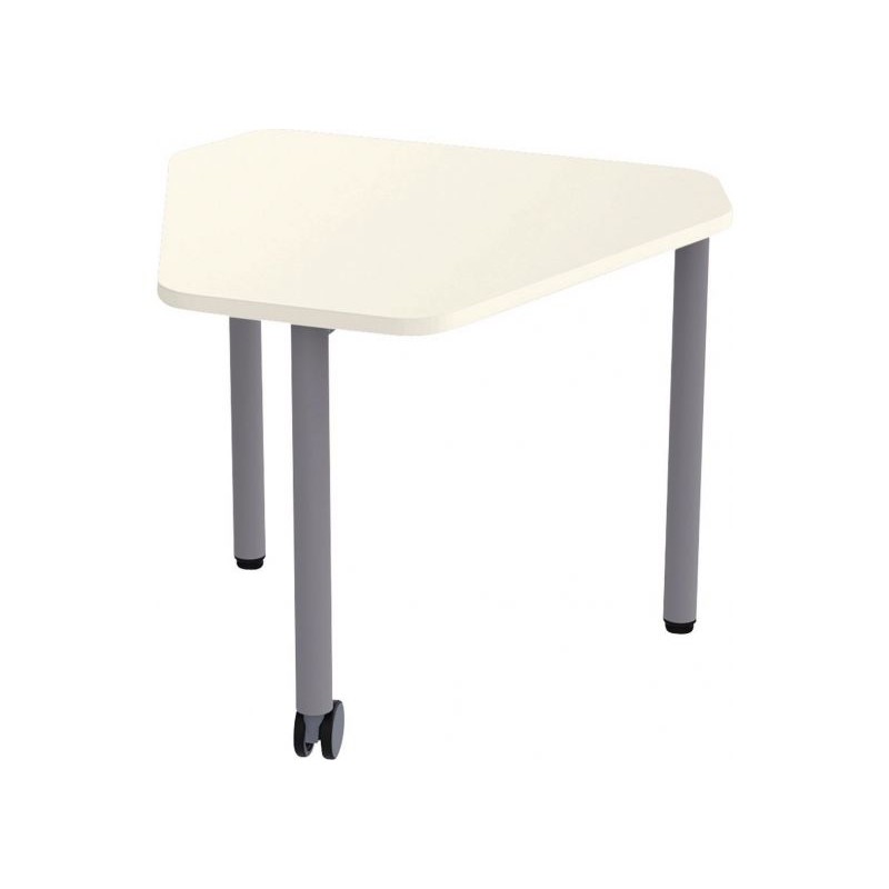 Table Mobile 3 Pieds Géométra Trapèze 45° 65.5x61cm