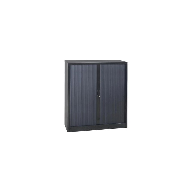 Armoire Basse de Bureau à Rideaux OFFIDEV 120x135x46cm Armoire Basse de Bureau à Rideaux OFFIDEV 120x135x46cm