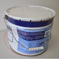 Pot de 10L de Peinture Acrylique Blanc Professionnel V33 Finition Satin pas cher
