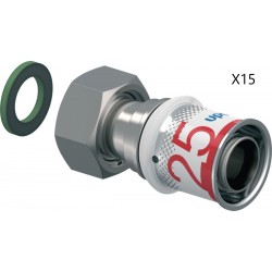 Raccord Ecrou Libre Femelle à Sertir UPONOR S-Press Plus Ø25-3/4"