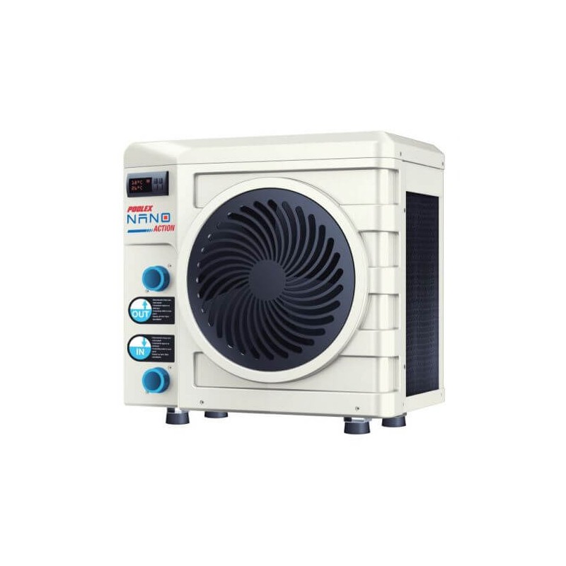 Pompe à Chaleur de Piscine 3kW POOLSTAR Poolex Nano Action Pompe à Chaleur de Piscine 3kW POOLSTAR Poolex Nano Action