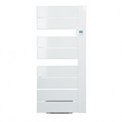 Sèche Serviettes Electrique Chaleur Douce 1500W INTUIS Balica avec Soufflerie Blanc