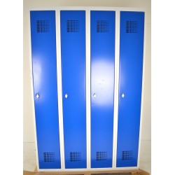 Vestiaire Industrie Propre 4 Colonnes Fermeture par Cadenas