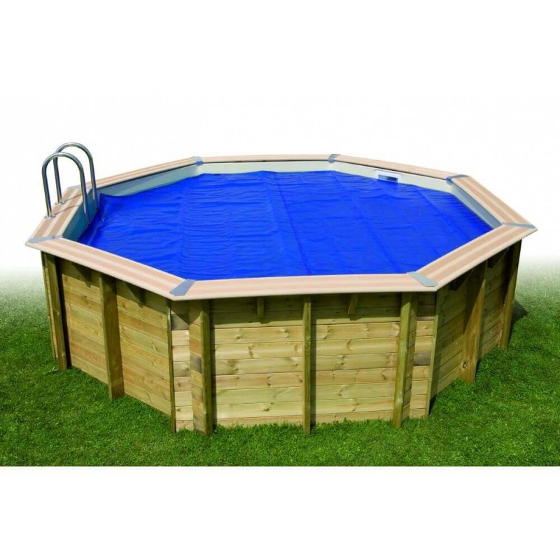 Bâche à bulles bordée pour piscine 5 x 11 m UBBINK - Mr.Bricolage