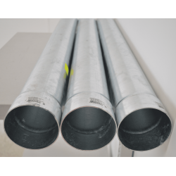 Dauphin en Acier Galvanisé Droit FRENEHARD 1m Ø100mm
