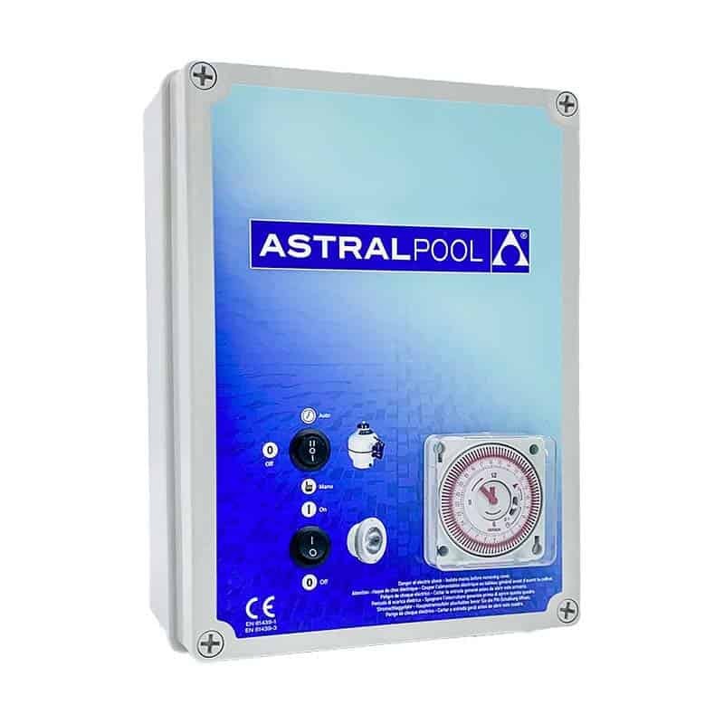 Coffret Electrique Pour Filtration Piscine ASTRALPOOL Luxe Avec Transformateur 100W Monophasé Coffret Electrique Pour Filtration Piscine ASTRALPOOL Luxe Avec Transformateur 100W Monophasé