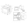 BEKO BBIE13301XP - Four électrique 66L nettoyage pyrolyse