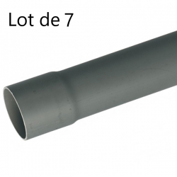 Tubes de Evacuation PVC LARETER Longueur 4m Ø50mm 16 BAR
