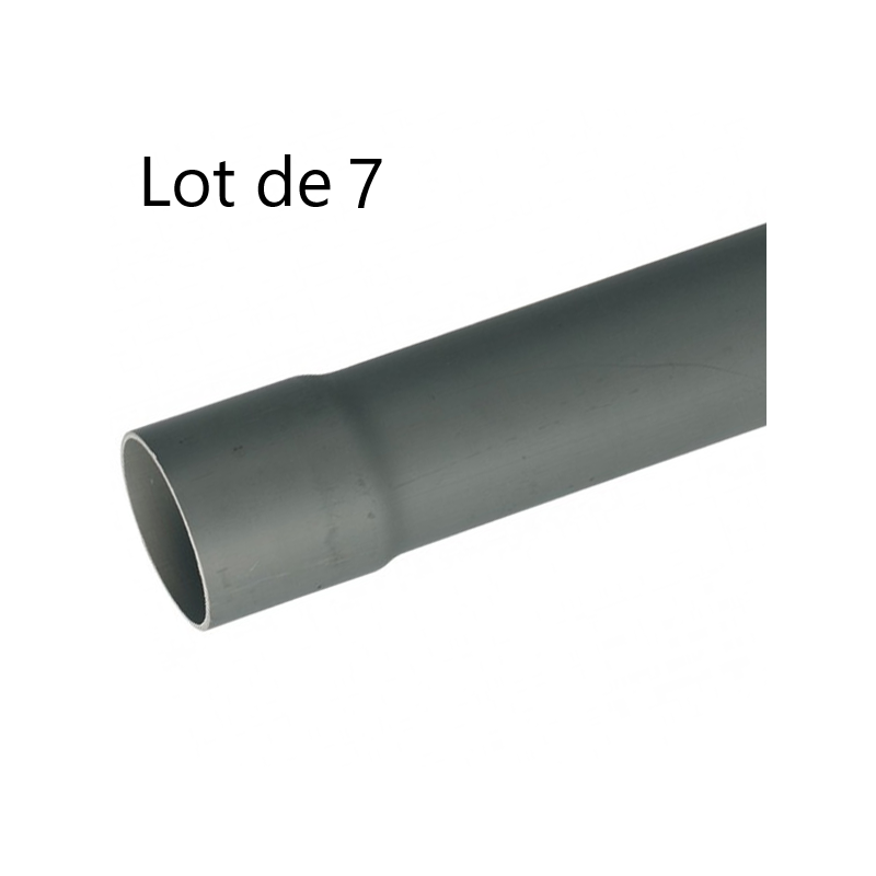 Tubes de Evacuation PVC LARETER Longueur 4m Ø50mm 16 BAR Tubes de Evacuation PVC LARETER Longueur 4m Ø50mm 16 BAR