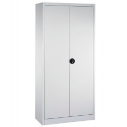 Armoire Métallique Haute 2 Portes Battantes 4 Tablettes