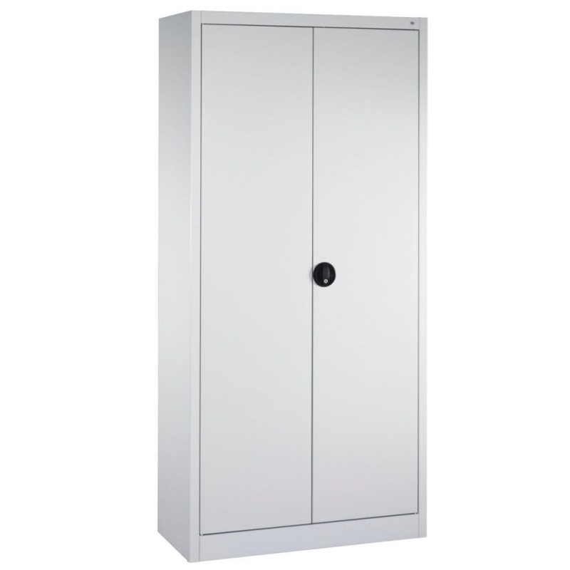 Armoire Métallique Haute 2 Portes Battantes 4 Tablettes