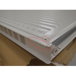 Radiateur Panneau Eau Chaude 2241W CHAPPEE Samba Progress 21 H2200mm Vertical Blanc pas cher