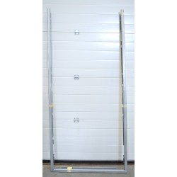 Porte Blindée Haute Performance Blanche 210x90cm