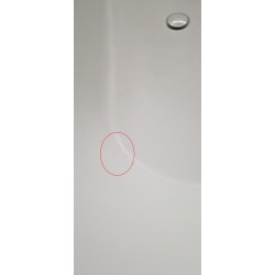 Baignoire Îlot Autoportante 250L O'DESIGN 170x80cm Blanc Mat pas cher