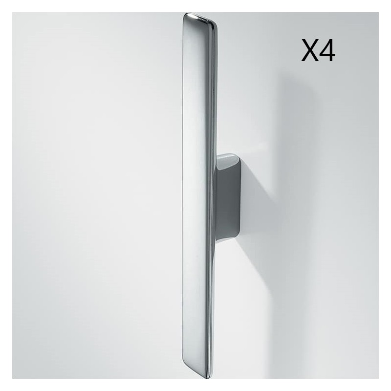 Poignée Pour Meuble CONFALONIERI 94x20x21mm Nickel Satiné Poignée Pour Meuble CONFALONIERI 94x20x21mm Nickel Satiné