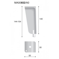 Pieds de Meuble hauteur 140 mm