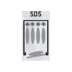 Armoire à Fusils 5 Armes INFAC SAFE