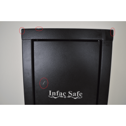 Armoire à Fusils 5 Armes INFAC SAFE avec Coffre Fort et Serrure à Clé pas cher