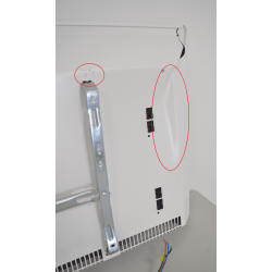 Radiateur Electrique 1000W MULLER INTUITIV Quartea D Horizontal Blanc - M125113 pas cher
