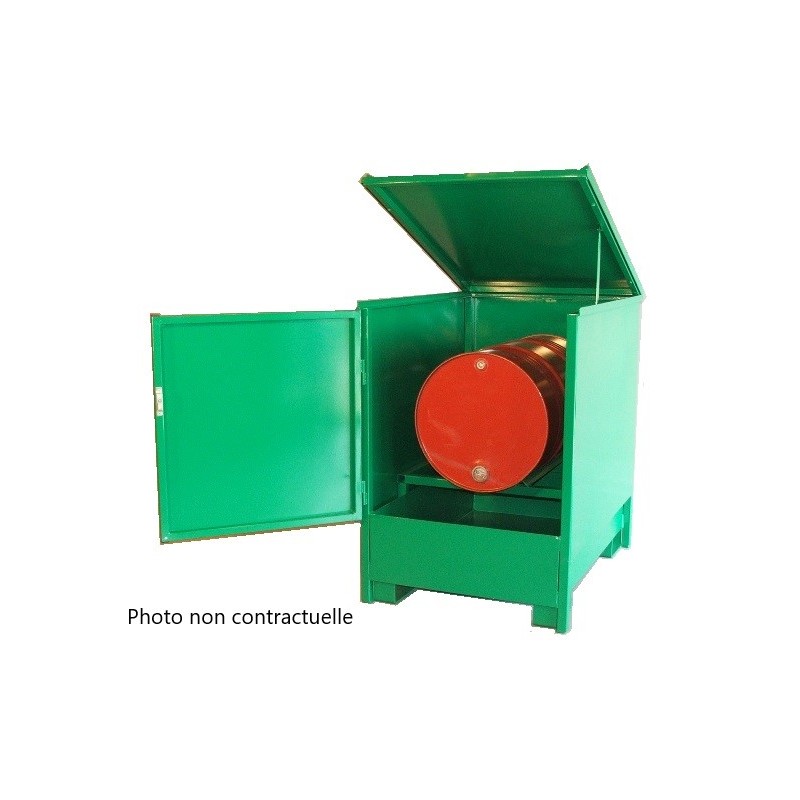 Box de Rétention Métallique 220L SAMETO TECHNIFIL Box de Rétention Métallique 220L SAMETO TECHNIFIL