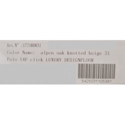 KALINAFLOOR - 2.17m2 Parquet PVC Polo Clipsable Beige 31 - 177480831
