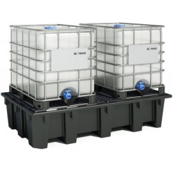 Bac de Rétention 1050L EMP pour 2 Conteneurs