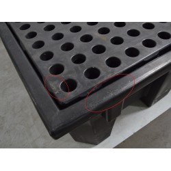 Bac de Rétention 1050L EMP pour 2 Conteneurs Pas Cher
