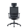Chaise de Bureau avec Accoudoirs et Appuie-Tête Réglable