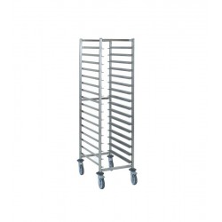 Chariot Echelle A Glissière Inox TOURNUS EQUIPEMENT 16 Niveaux
