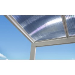 Pergola Adossée avec Toit Transparent