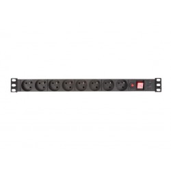 Bloc Multiprise pour Rack 19" PEREL