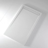 Receveur de Douche Extra Plat STANO Clever en Résine Blanc 140x90cm