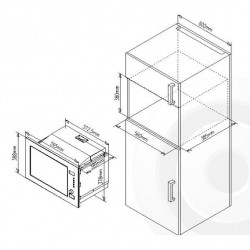 Dimensions Micro-Ondes Grill Encastrable