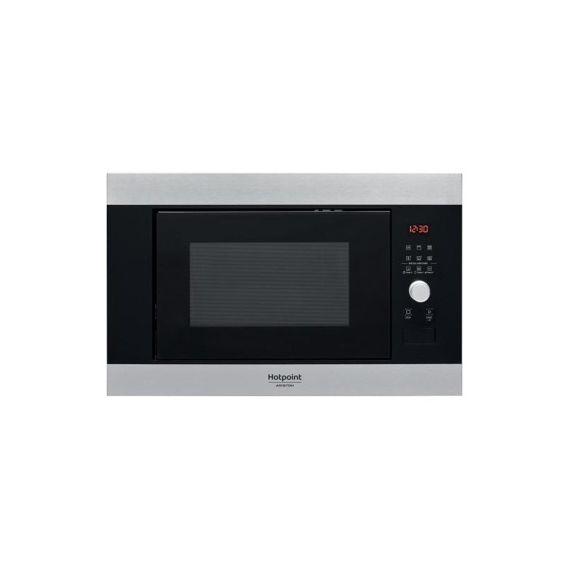 Micro-Ondes Grill Encastrable 25L HOTPOINT 900W Acier Inoxydable