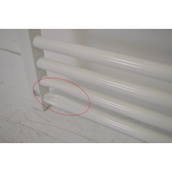 Sèche Serviettes Electrique 750W NOIROT Flobain à Inertie Fluide Blanc pas cher