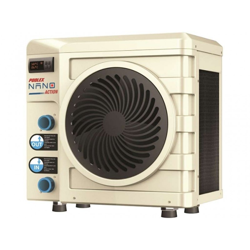 Pompe à Chaleur de Piscine 5kW POOLEX Nano Action jusqu'à 35m3 Pompe à Chaleur de Piscine 5kW POOLEX Nano Action jusqu'à 35m3