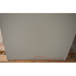 Armoire Haute Monobloc à Portes Battantes CARAY 4 Etagères Grise 1200x420x1945mm pas cher