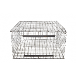 Cage de Transport Acier Petit Modèle Pour Animaux 76x42cm